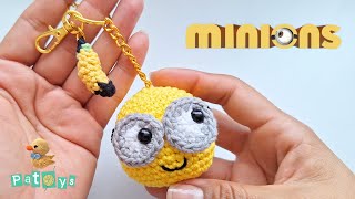 🍌MINION LLAVERO AMIGURUMI 🍌😎 [upl. by Dubois]