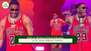 Nelly Answers The Walmart Call ☎️ And He Sure Came Prepared Cause The Crowd Was Fed 🔥 [upl. by Nuhsal]