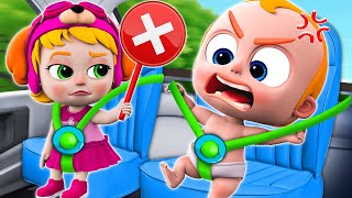 Lets Buckle Up  Car Safety Song  Baby Police Song  Funny Baby  Nursery Rhymes amp Toddler Songs [upl. by Ormond]