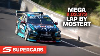 Mountain man Mostert The record 203373s lap  Repco Bathurst 1000  Supercars 2021 [upl. by Ahsennod]