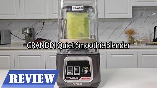 CRANDDI Quiet Smoothie Blender K80 Review  Watch Before You Buy [upl. by Richardson]