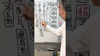 文法動詞4️⃣6️⃣五段活用の活用形 [upl. by Fayola]