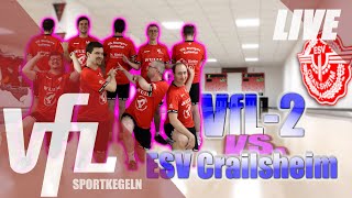 SPORTKEGELN VfL StuttgartKaltental 2 vs ESV Crailsheim Oberliga Nordwü Männer 16 Nov 2024 [upl. by Aw]