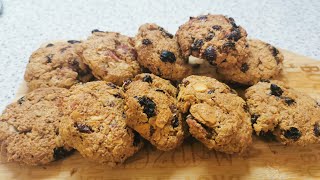 Овсяное печенье с клубникой и миндалем Oatmeal cookies with strawberries and almonds [upl. by Hali]