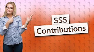 How much is the monthly contribution in SSS [upl. by Ferriter]