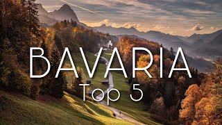 TOP 5 BAVARIA  Germany Travel Video [upl. by Neibaf462]