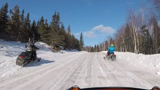 Skidooing in Gambo [upl. by Nairbal795]