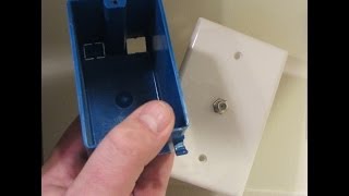 Coax Outlet Installation  How To [upl. by Ydnal]