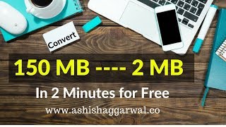 How to Compress Large Video Files Without Losing Quality FREE  ClipChamp Hindi  Ashish Agarwal [upl. by Ainsley31]