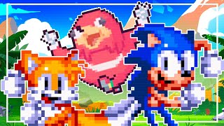 SONIC 3 amp KNUCKLES pero todo son peleas🤪 Mejores momentos  Sergindsegasonic [upl. by Sucramej818]