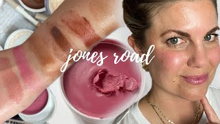 Jones Road Beauty Miracle Balm in Flushed Tutorial amp Every Balm Swatched Your questions answered [upl. by Shetrit]