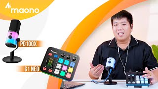 GIẢI PHÁP ÂM THANH TOÀN DIỆN CHO CONTENT CREATOR  MAONO PD100X amp MAONO G1 NEO [upl. by Candace]