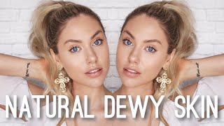 Youthful Natural amp Dewy Skincare amp Makeup Tutorial [upl. by Ssyla179]