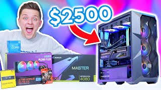 Best 2500 Gaming PC Build 2022 🔥 Intel 13th Gen amp RTX 4080 w Benchmarks [upl. by Ybroc714]