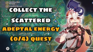 Collect the Scattered Adeptal Energy 44 Quest  Genshin Impact [upl. by Adnara304]