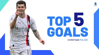 Christian Pulisics Top 5 Goals  Best Goals  Serie A 202324 [upl. by Namie]