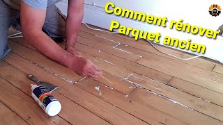 comment rénover parquet ancien [upl. by Neram]