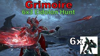 Grimoire 6x3 Warframe 18 Eidolons in 1 Night Unairu Wisp DPS Volt POV Whispers in the Walls [upl. by Eirrek]