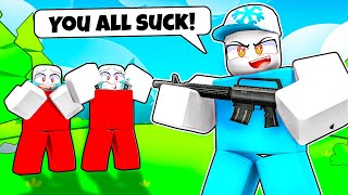 Being TOXIC to People in Roblox FLAG WARS [upl. by Alduino]