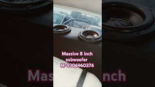 Massive dual subwoofer 8 inch 800 watts best output massive subwoofer musicsystem car audio [upl. by Sayed233]