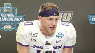 James Madisons full postgame press conference at the 2020 FCS Championship [upl. by Ylicic]