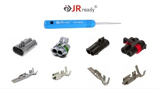 JRready DRKDMP630 Terminal Removal Tool for 56 Series 280 MetriPack Delphi Electrical Connector [upl. by Nohtiek]