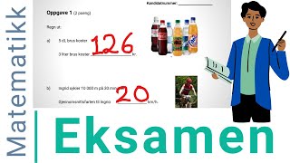 Eksamen 2020  10 Klasse  Matematikk  Oppgave 1 [upl. by Alf]