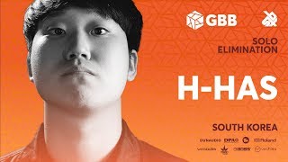 HHAS  Grand Beatbox Battle 2019  Solo Elimination [upl. by Eivla]