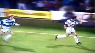 QPR 1 Chelsea 0  22 March 1995  Kevin Gallens goal  the Magic Hat [upl. by Lyudmila]