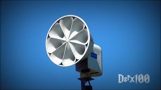 American Signal T128 Short AttackFire Washington Indiana Daviess Co Tornado Siren Test HD [upl. by Anneehs]