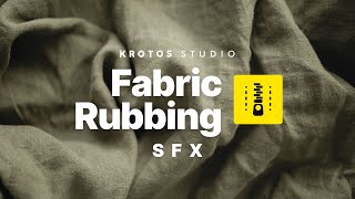 Fabric Rubbing Sound Effects  100 RoyaltyFree  No Copyright Strikes [upl. by Cayser550]