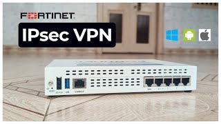 How to Configure IPsec Remote Access VPN in FortiGate Firewall [upl. by Fording]