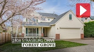 Portland Real Estate Homes for Sale  Video Tour 2808 Strasburg Drive Forest Grove OR 97116 [upl. by Yrrum]