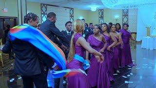 Congolese Wedding Entrance  Chicago IL [upl. by Annodas]