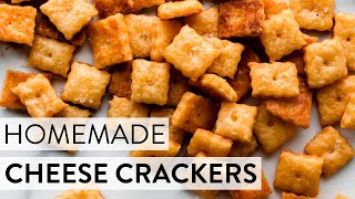 Homemade Cheese Crackers  Sallys Baking Recipes [upl. by Iinden]