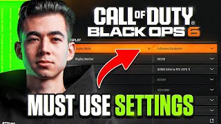 The BEST Black Ops 6 Settings for MORE Aim Assist BO6 Best Controller Graphic amp Audio Settings [upl. by Hebert]