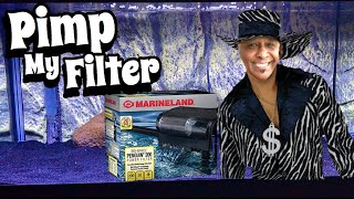 DIY AQUARIUM FILTER UPGRADE Marineland Penguin BioWheel 200 1 of 4 series [upl. by Hodess]