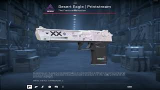 Deagle Printstream unbox from weekly drop cs2 [upl. by Ahsiatal]