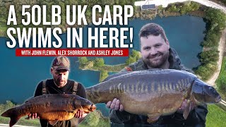 Fishing For a UK 50lb Carp On The Isle of Wight  Combley Lakes Main Lake  Carp Fishing [upl. by Alra]