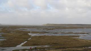 Storm in de Slufter Texel [upl. by Atteynot]