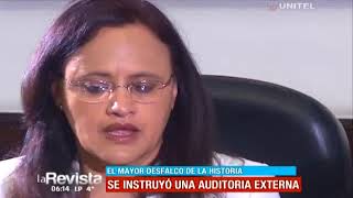 Directora de la ASFI habló en exclusiva con UNITEL del desfalco del Banco Unión [upl. by Ri166]