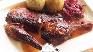 Weihnachtsbraten  Ente im Ofen zubereitet [upl. by Conners]