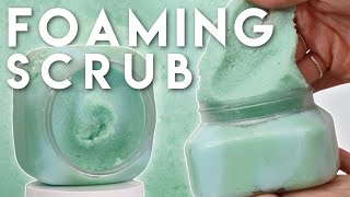 How to Make an Easy Minimal Ingredient Foaming Sugar Scrub  Free Recipe [upl. by Culver340]