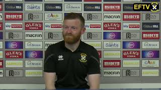 POSTMATCH REACTION  Brain Easton v St Johnstone [upl. by Olney]