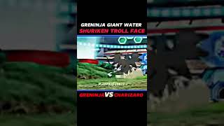 Greninja vs Charizad Water Suricane Troll Face edit phonk [upl. by Atilem]