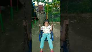 Baby enjoy jhula funnyvideos shortamyarishacutebabyjhula cute [upl. by Lerat]