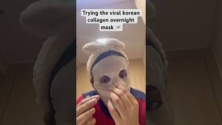 Viral korean Collagen mask 🇰🇷indianinkorea vlog koreanglasskin [upl. by Dachia555]