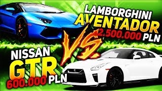 Ścigam się z Lamborghini Aventador swoim Nissanem GTR  Sasha [upl. by Cato873]