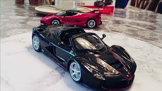 Maisto Assembly line Ferrari LaFerrari Aperta 124 scale build [upl. by Ransom503]