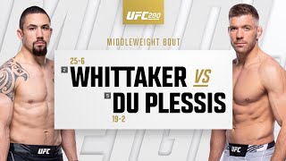 UFC 290 Robert Whittaker vs Driscus Du Plessis Highlights [upl. by Neri]